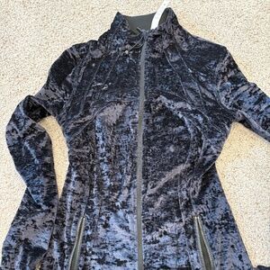 Lulu lemon black velour define jacket